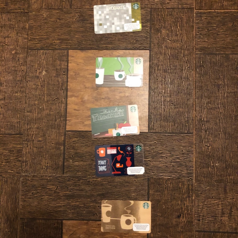 Starbucks Cards Nike Dunks Max 90 Jordan 1 Retro